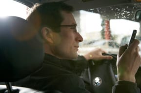 Texting while driving is dangerous and can cause accidents.