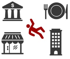 Slip-and-fall accidents on commercial property are often a source of embarrassment for the people who suffer them. 