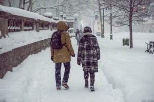 Navigating Snowy and Icy Walkways and Parking Lots