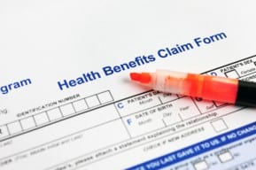 A New Jersey worker's comp claim form