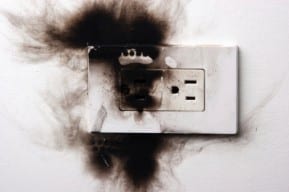 Electrical outlet is the source of a New Jersey electrical burn accident