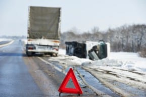 Truck driver negligence is the main cause of trucks flipping off the road in New Jersey.