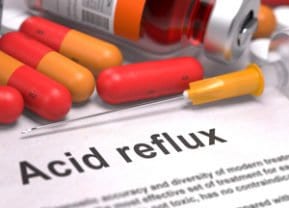 Picture of acid reflux drug Prilosec