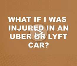 What if I Was Injured in an Uber or Lyft Car? | Auto Accident FAQ