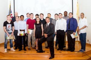 Steven at TCI Graduation