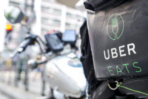 Uber Eats delivery driver