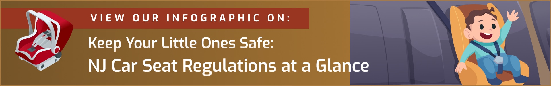 NJ Car Seat Regulations at a Glance banner