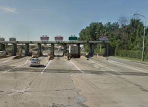 truck accident in a bridge