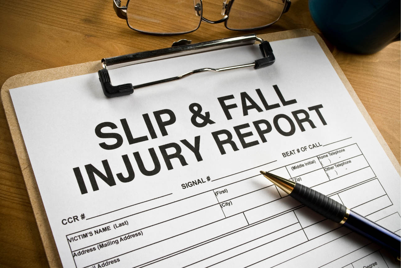 Slip & Fall injury report