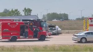 Scene of the Denver, June of 2022 Crash
