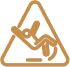Slip and fall icon