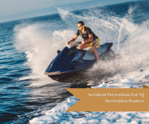 jet ski on the water - boating safety tips