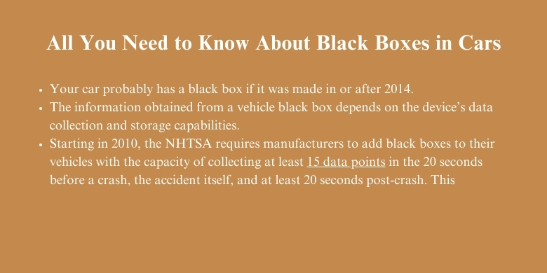 All You Need to Know About Black Boxes in Cars