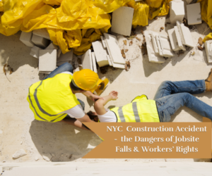 construction worker lying on the ground