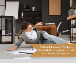 person on the ground with fallen office chair behind them